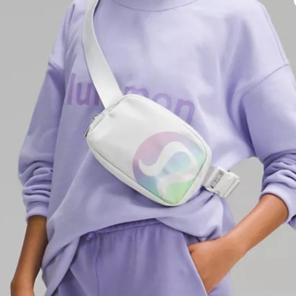 lululemon athletica Handbags - ✨RARE✨Lululemon “Everywhere” Belt Bag, Rainbow Logo